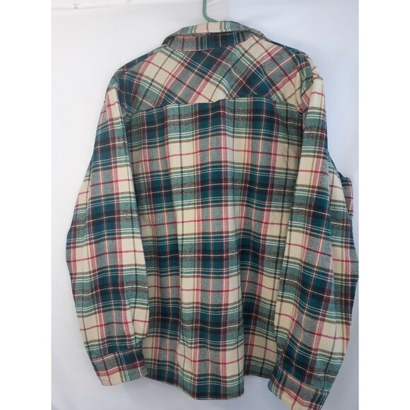 J.L. Powell The Sporting Life Plaid Flannel Shirt Big Mens Size XXL Pearl Snaps - Picture 5 of 9